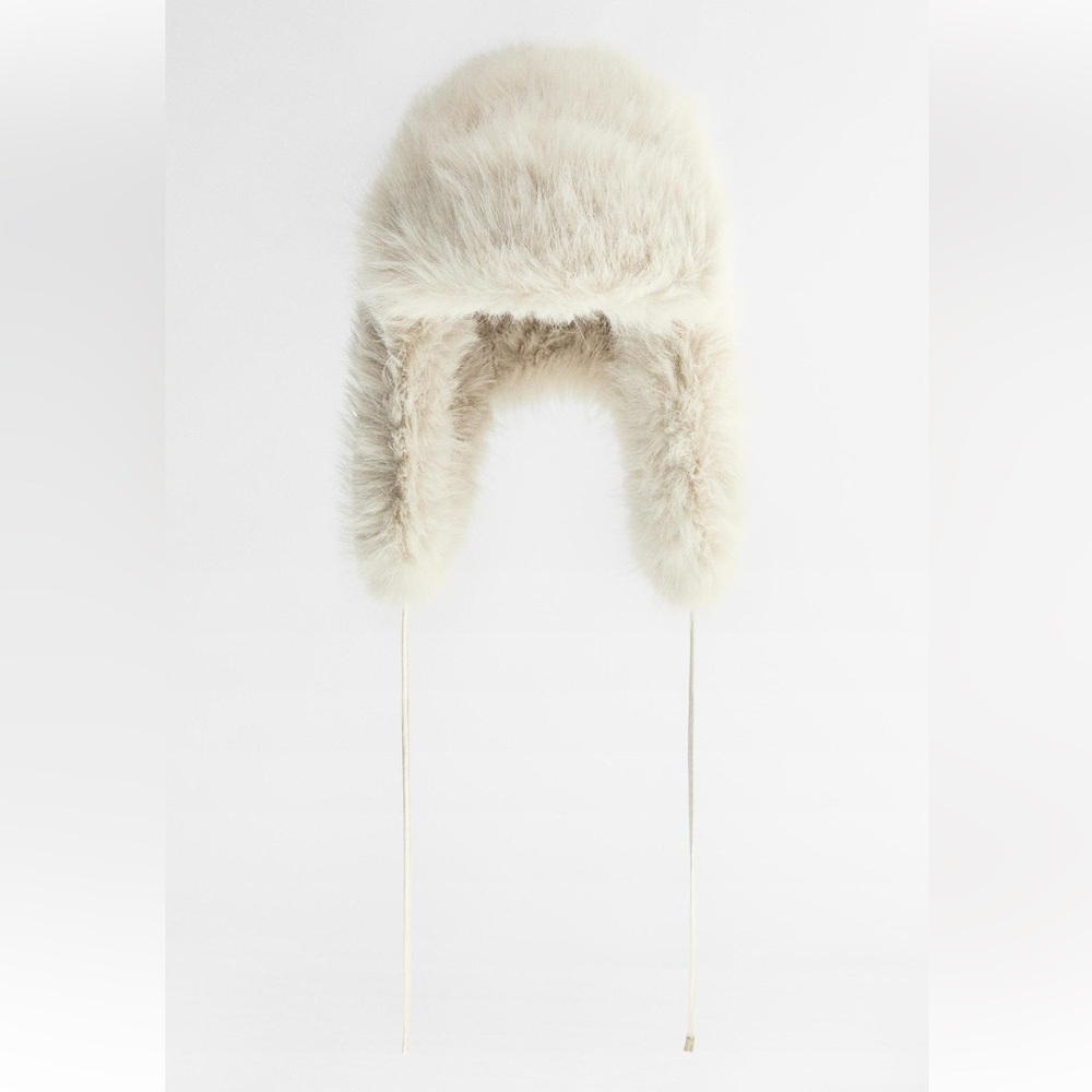 ZARA FAUX FUR AVIATOR HAT